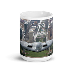 B-2 St. Louis on our White glossy mug