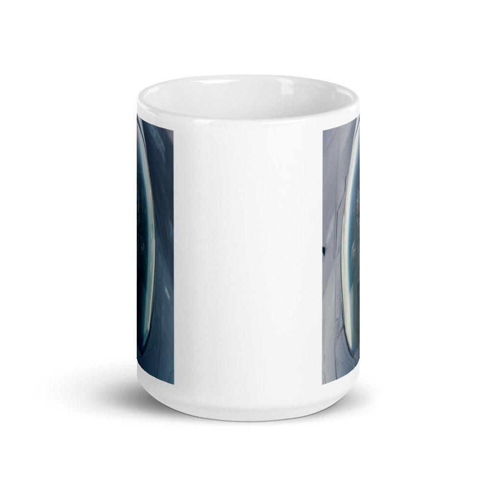 F-16 Tanking on our Ceramic White glossy mug