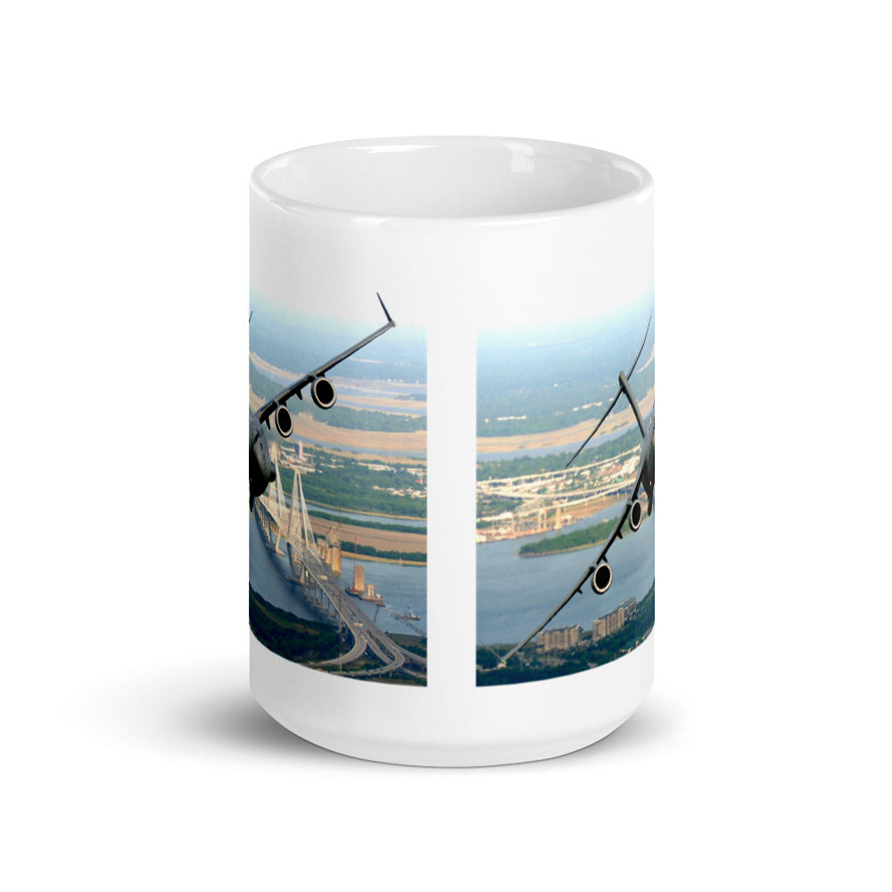 C-17 Charleston on our white ceramic mug.