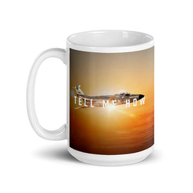 F-101 Voodoo mug with best Tell Me How quote. Vietnam series. Century series.