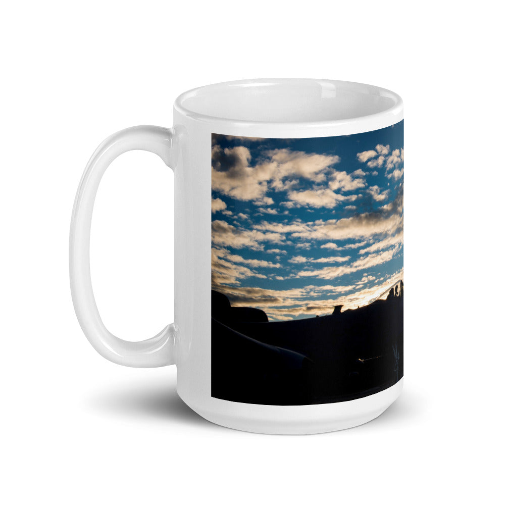 A-10 dawn patrol on our Ceramic White glossy mug