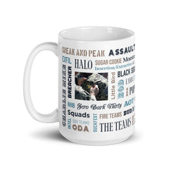 Our Say Again Mug With SEAL Team Words.
