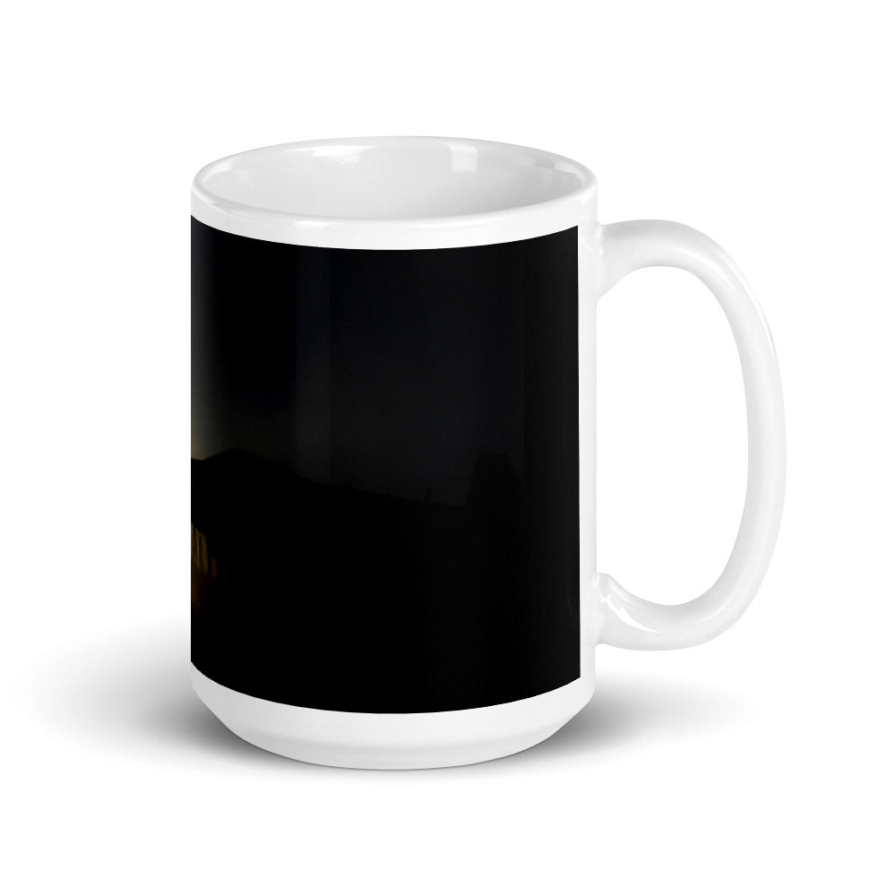F-18 Carrier operations White glossy mug