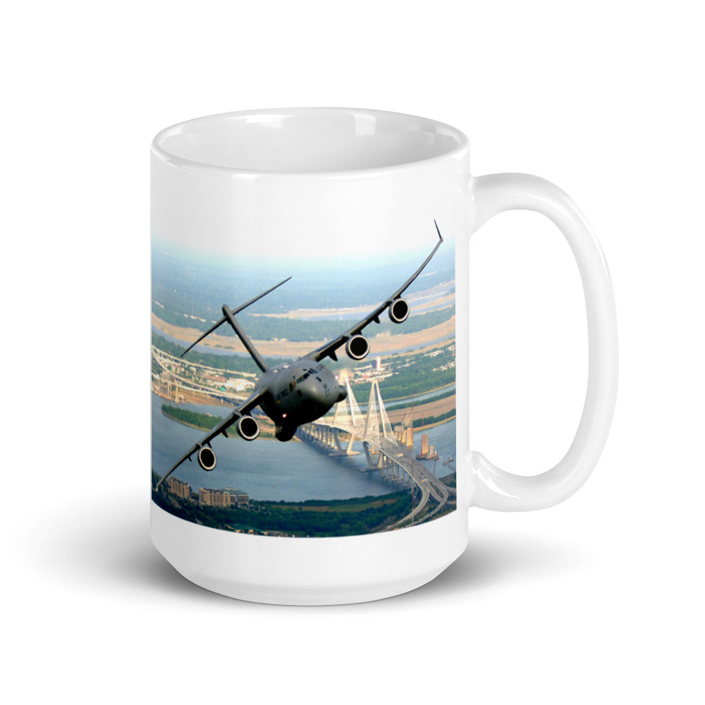 C-17 Charleston on our white ceramic mug.