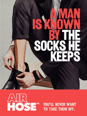 Air Hose. The No Sock AirSocks For Sockless Days. (It's a gag gift. Read our little secret first.)