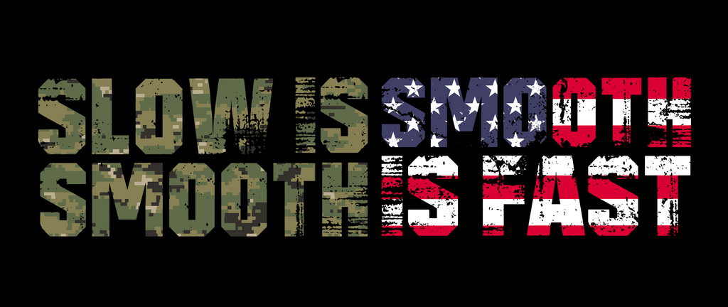 NEW! Slow Is Smooth. Smooth Is Fast on our Black Glossy Mug