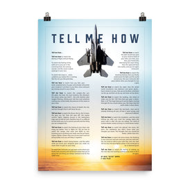 F-15 Eagle With Our Tell Me How Ode To Flight