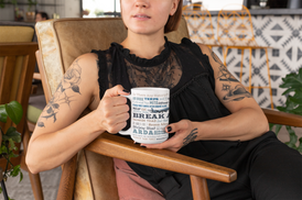 Say Again Mug With Tanker Lingo  On Our White glossy mug