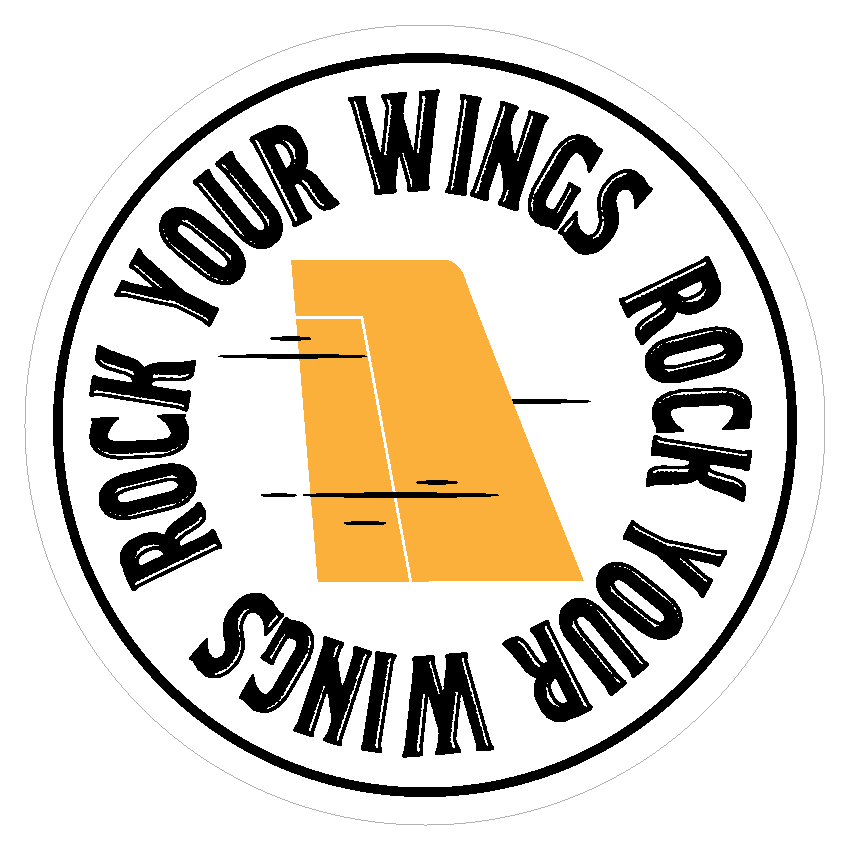 Rock Your Wings On Our Bubble-free stickers (Round)
