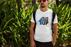 Blue Side Up Tee For Pilots on Our Men's classic tee