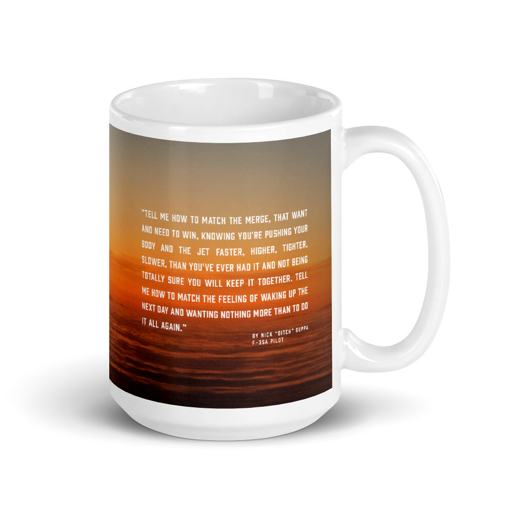 F-22 Raptor mug with our best Tell Me How quote