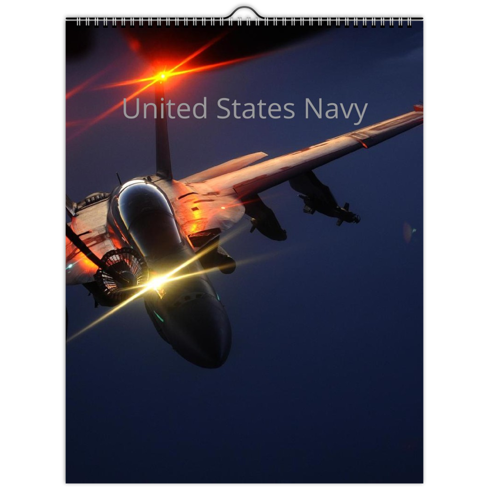 United States Navy jets as art 2022 wall calendar