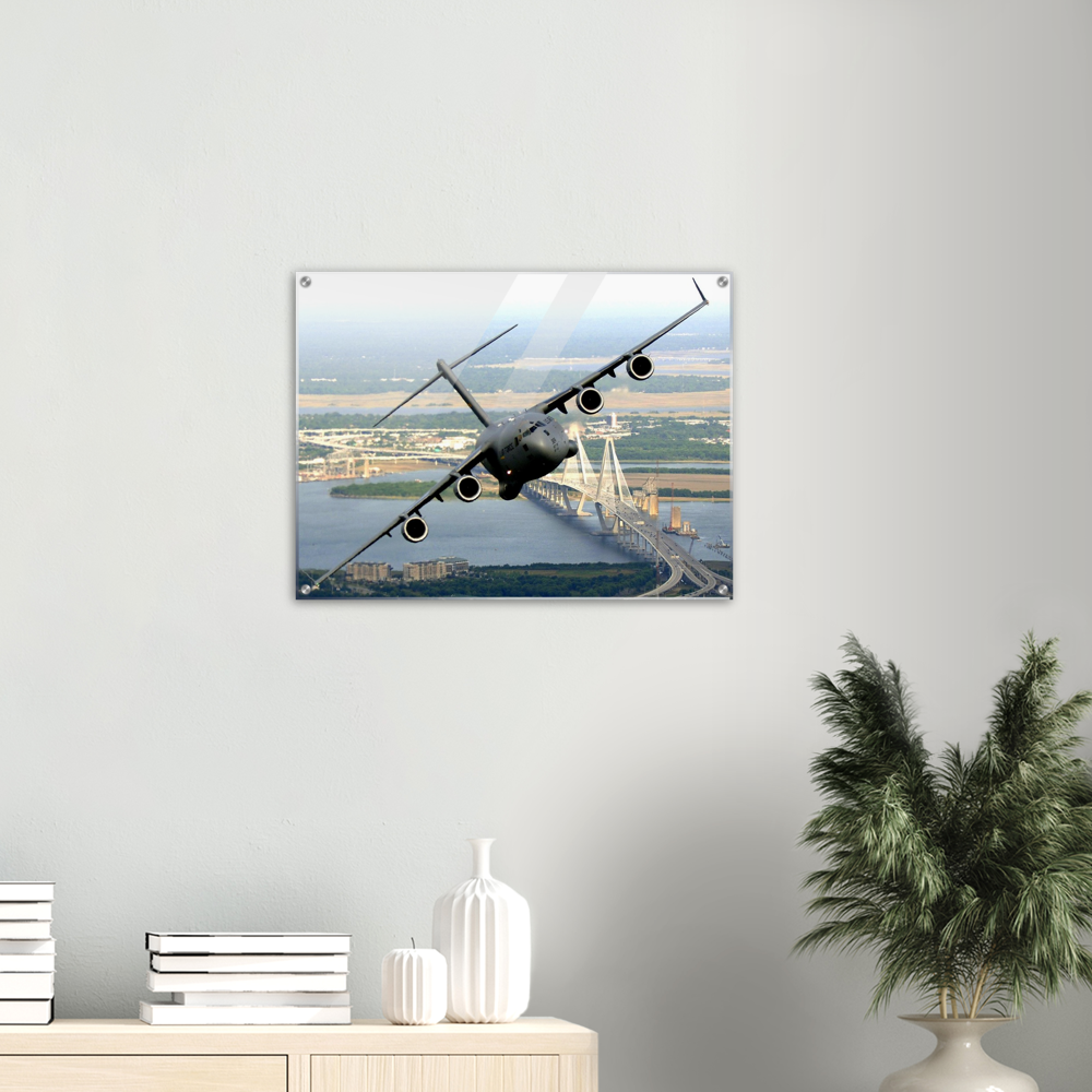 Gallery Editions C-17 Charleston On Our Beautiful Acrylic Print