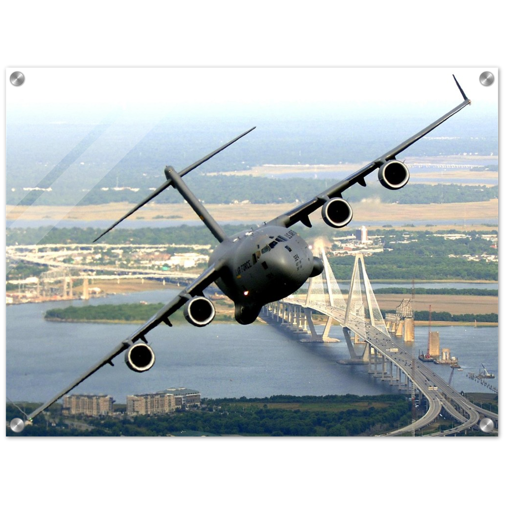 Gallery Editions C-17 Charleston On Our Beautiful Acrylic Print
