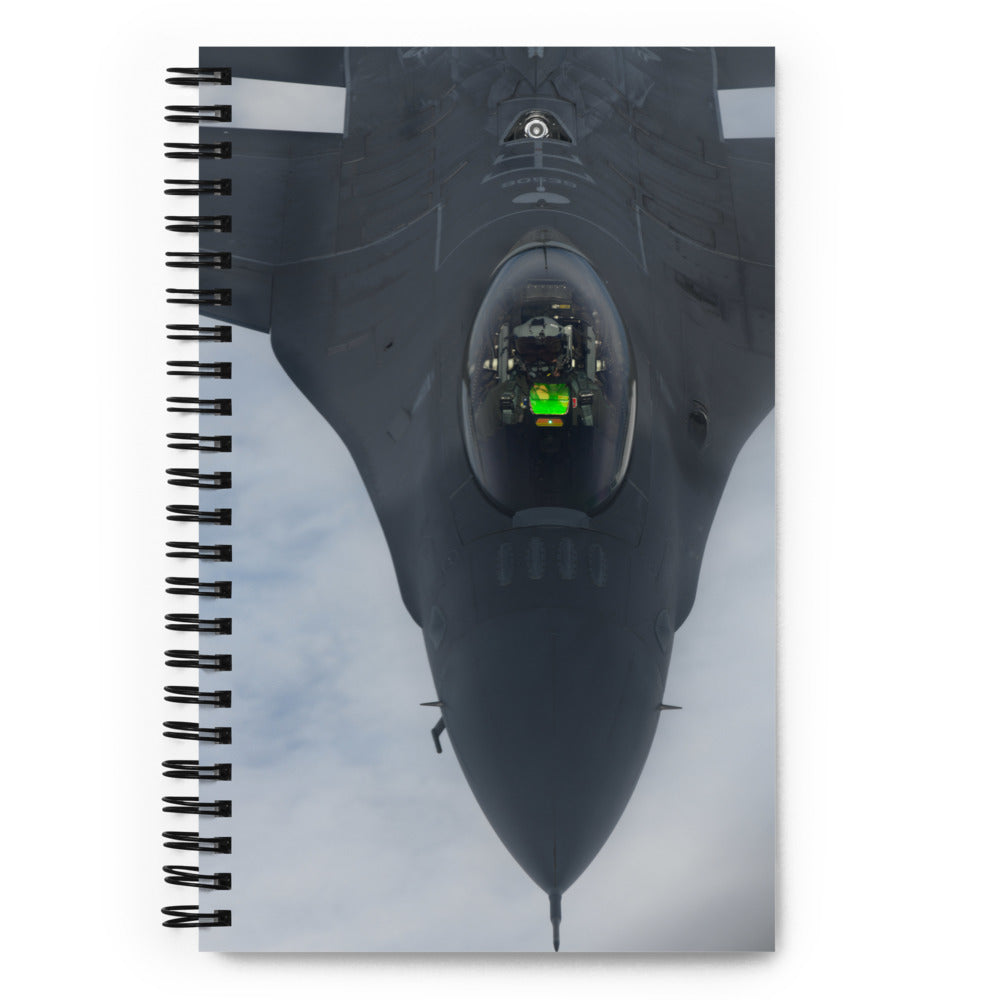 New! F-16 Inflight on our New Spiral notebook