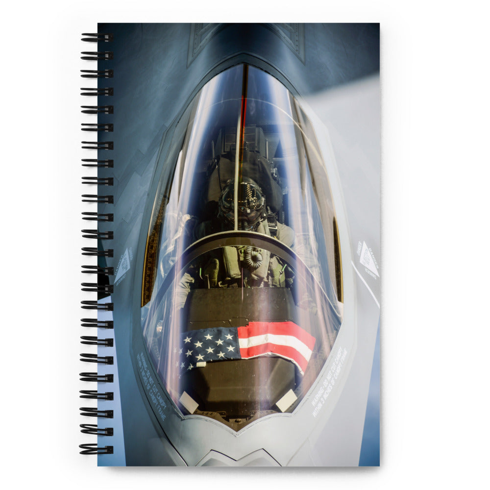 New! F-35 Cockpit on our New Spiral notebook