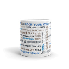 Rock Your Wings  Say Again Mug With Oshkosh Fly-In Words