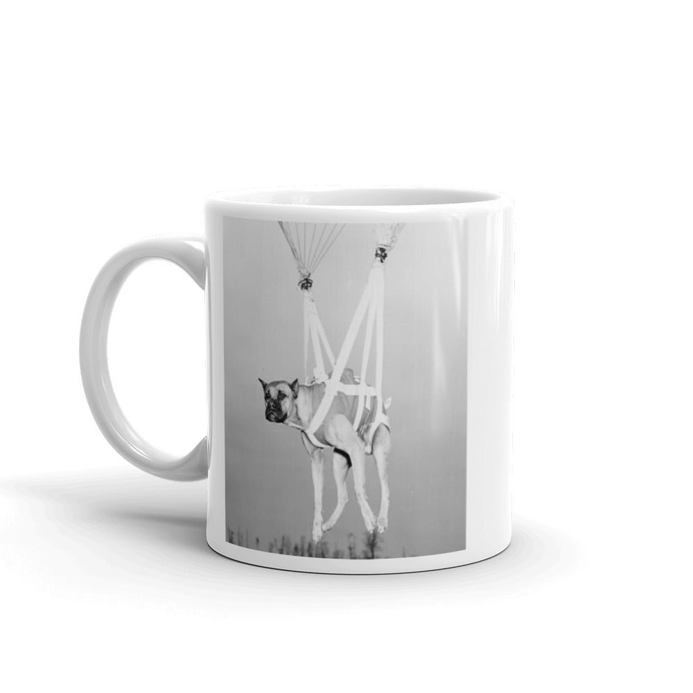 Hanging in the Harness on Our Ceramic White glossy mug