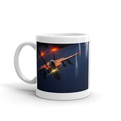 F-18 refueling on our ceramic mug.