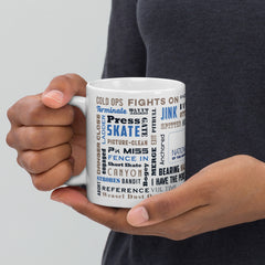 USAF Museum White glossy mug