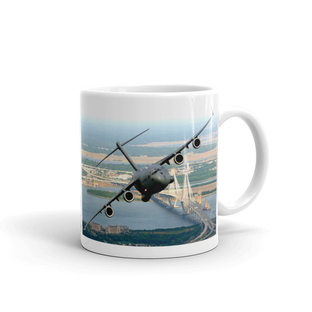 C-17 Charleston on our white ceramic mug.