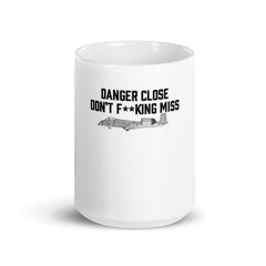 Danger Close With A-10 On Our White glossy mug.