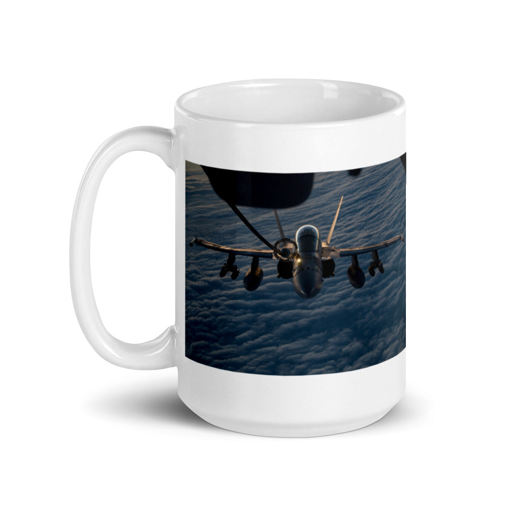 F/A-18 Refueling on our white glossy mug