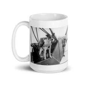 Pilot In Training on our white ceramic mug