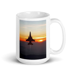 F-16 on our White glossy mug