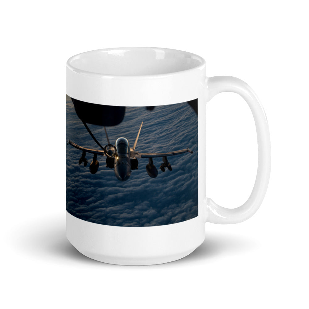 F/A-18 Refueling on our white glossy mug
