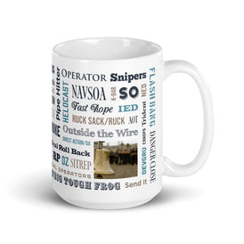 Our Say Again Mug With SEAL Team Words.